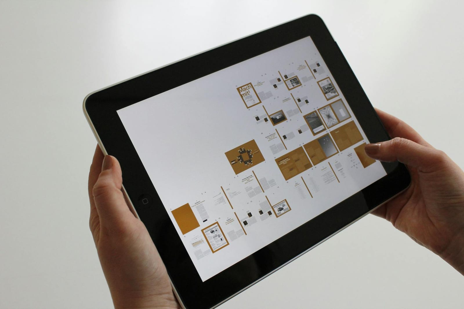 Diagram op zwarte tablet